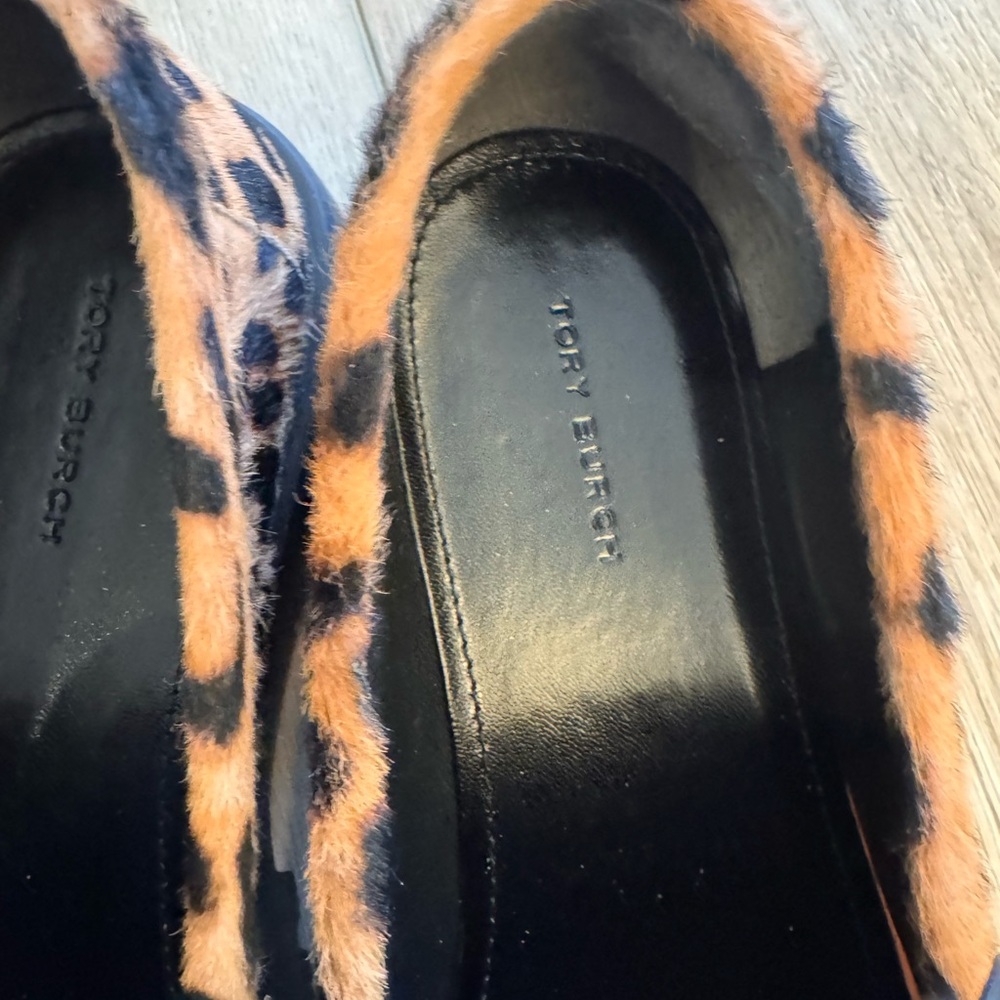 Tory Burch Leopard Print lug  Loafers - Picture 6 of 7